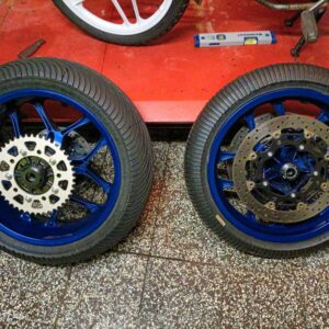 MOTORCYCLE WHEEL SET