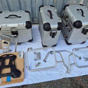 ALUMINUM MOTORCYCLE PANNIER SET