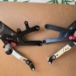 CARBON FIBER MOTORCYCLE REARSETS
